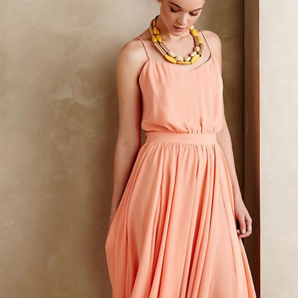 Paper Crown PeachTree A Line Spaghetti Dress 6